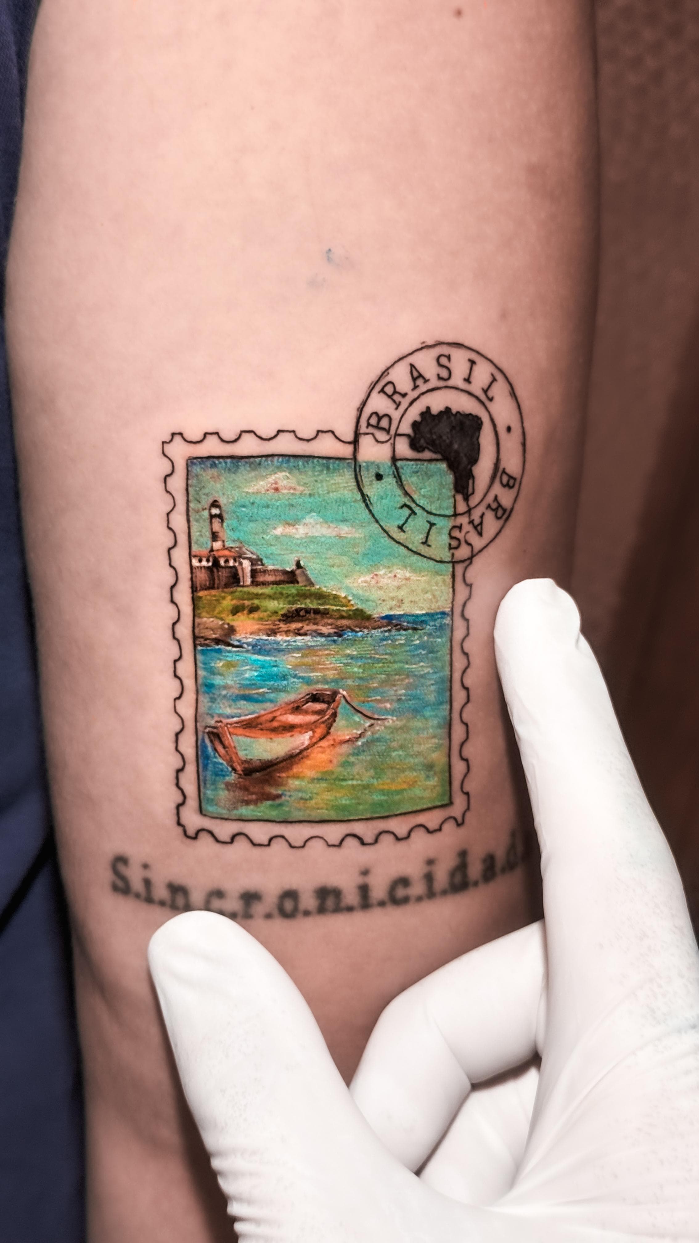 Tatuagem colorida exemplo 2