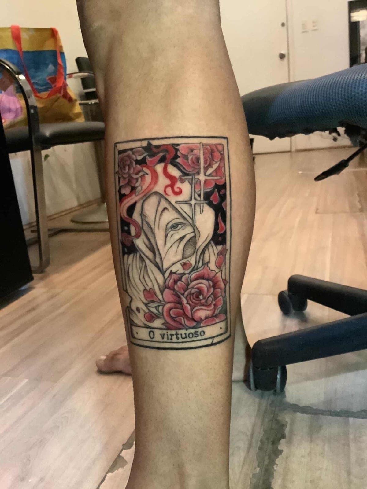Tatuagem colorida exemplo 3