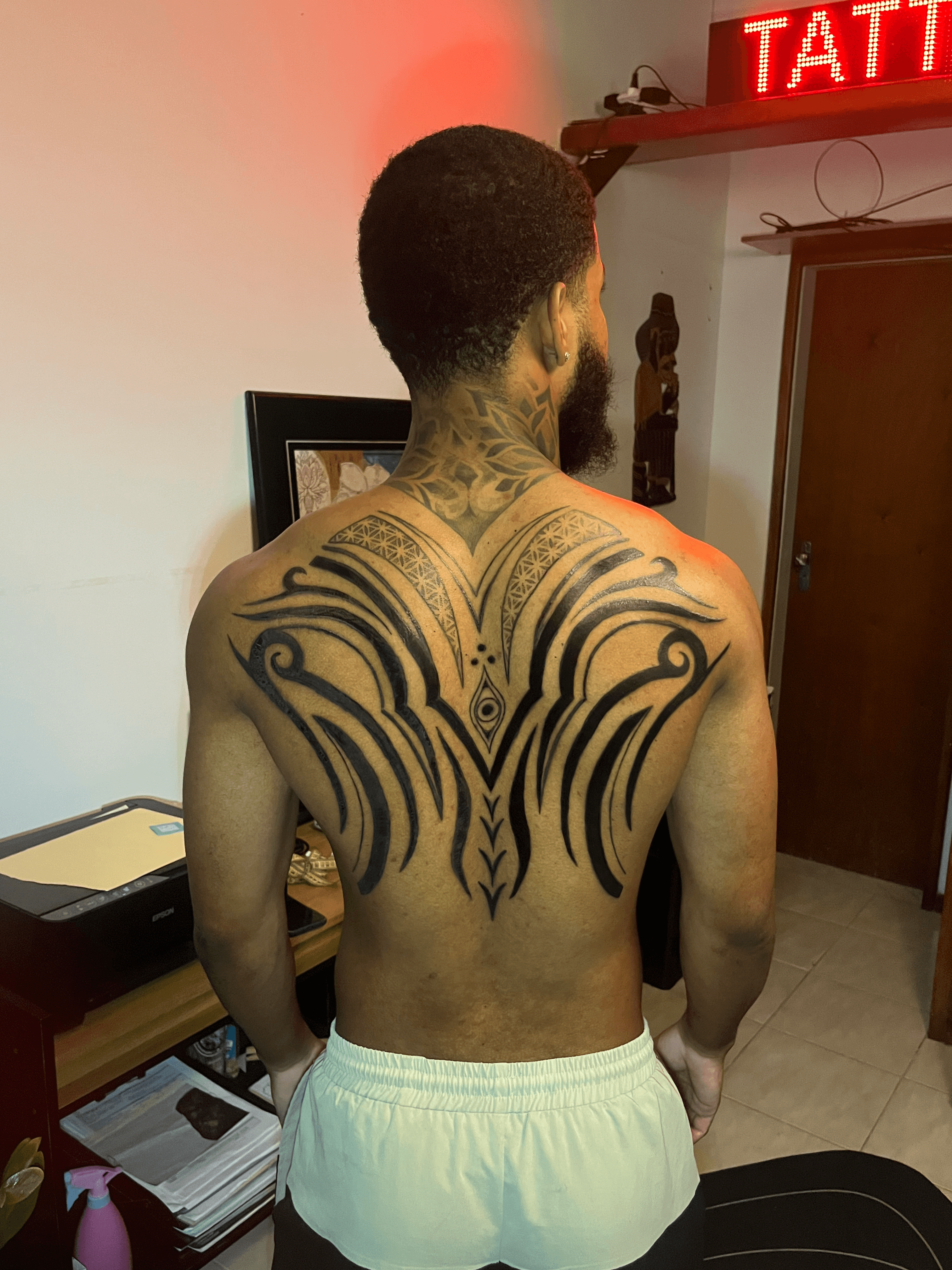 Tatuagem ornamental exemplo 1