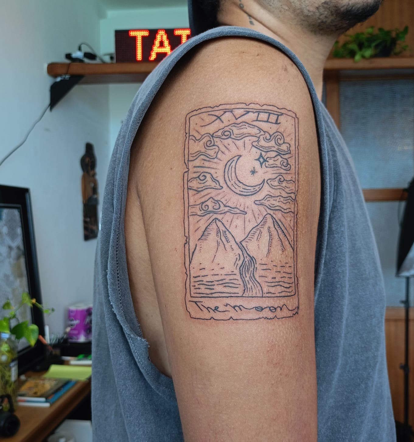 Blackwork por Juliana